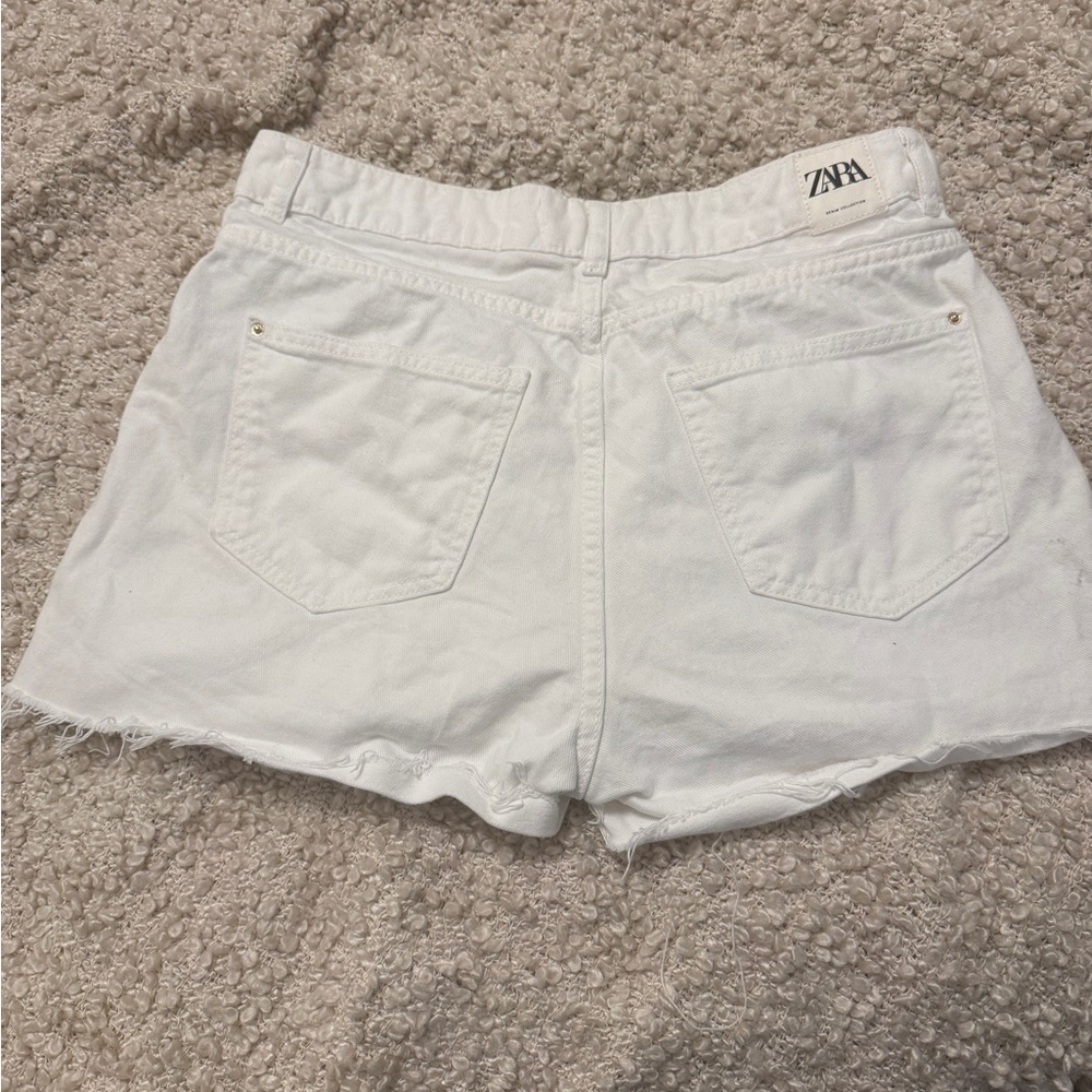 Zara Women's White Denim Skort